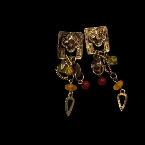 Boho Style Dangle Earrings - Picture 2 of 2